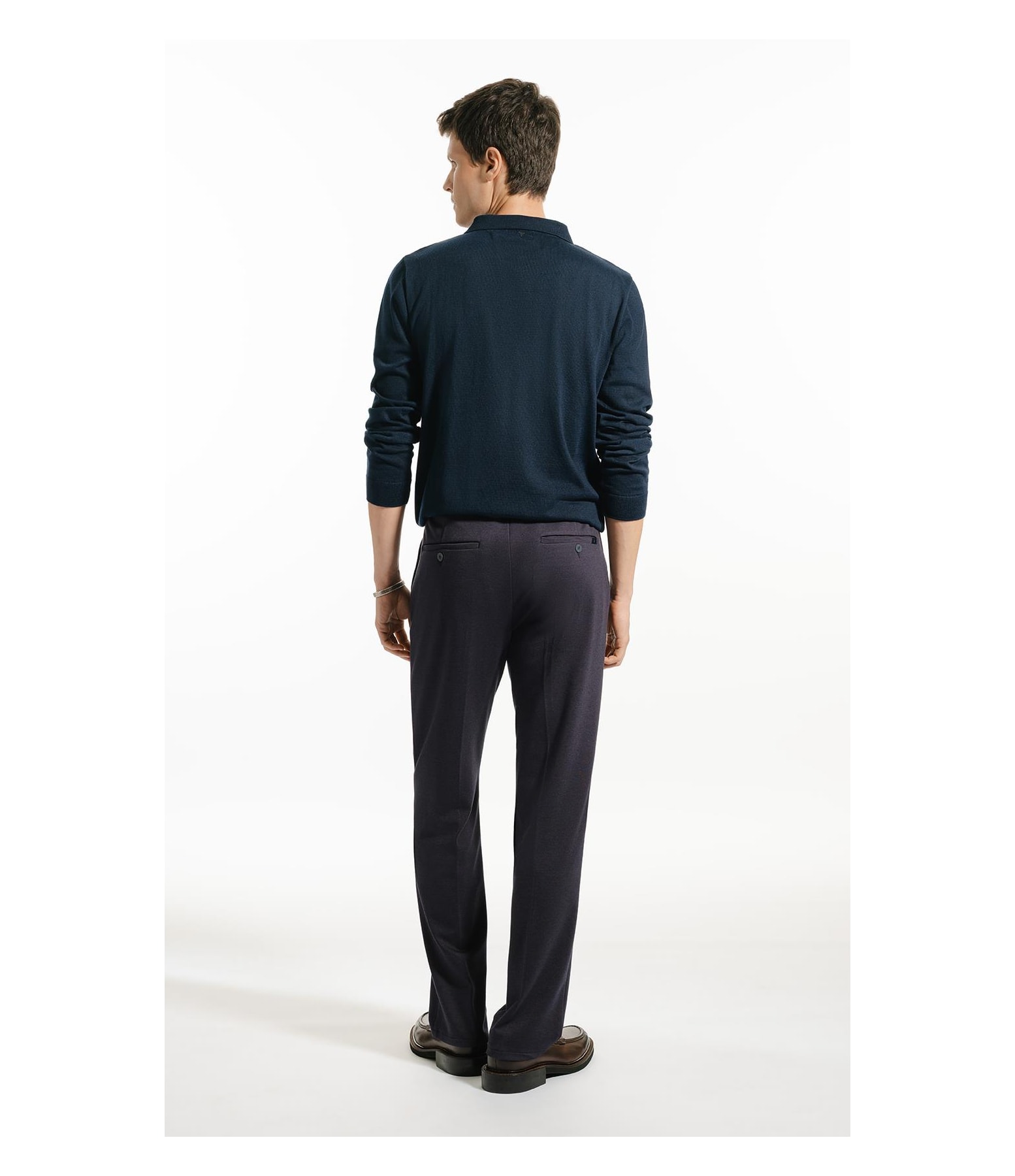 Polo Ml Tricot Ziper Politech Dark Navy