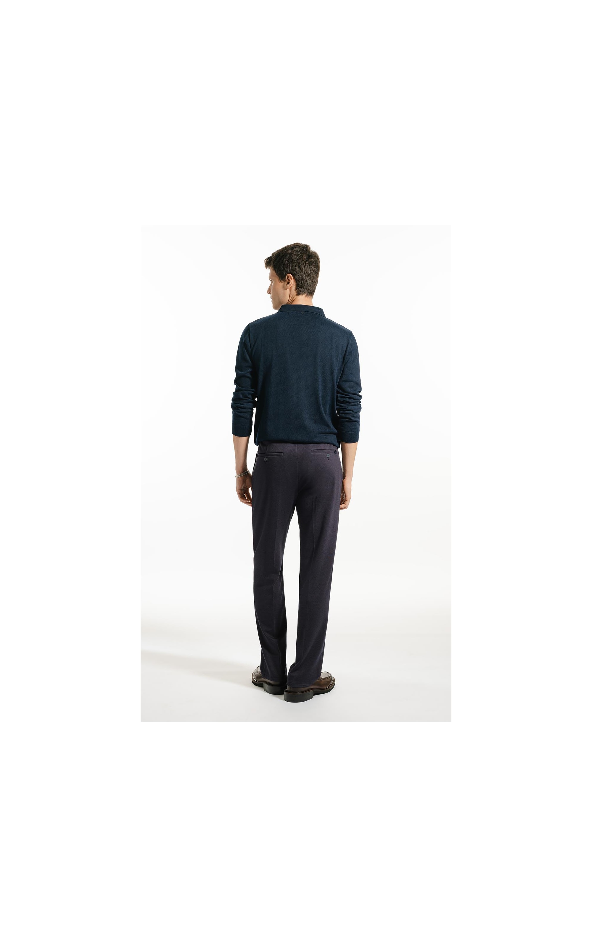 Polo Ml Tricot Ziper Politech Dark Navy