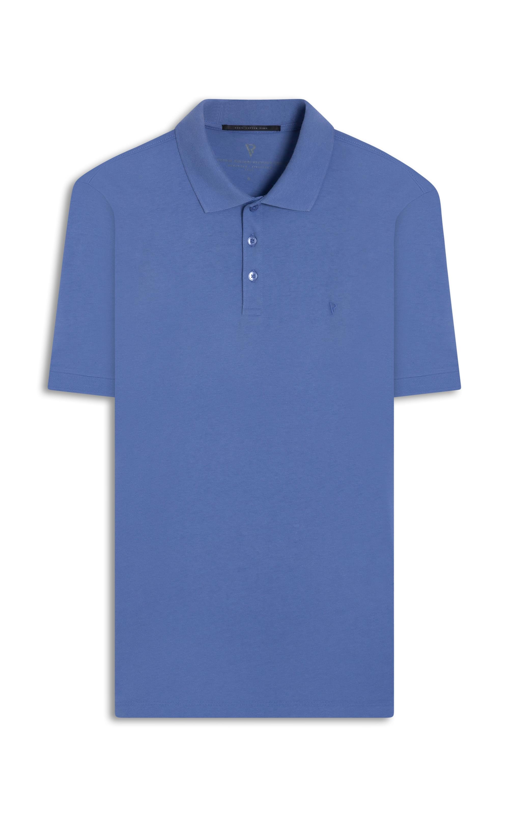 Polo Pima Azul Jeans