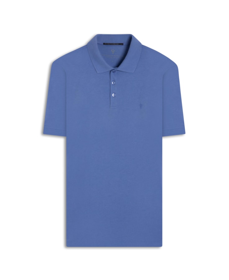 Polo Pima Azul Jeans