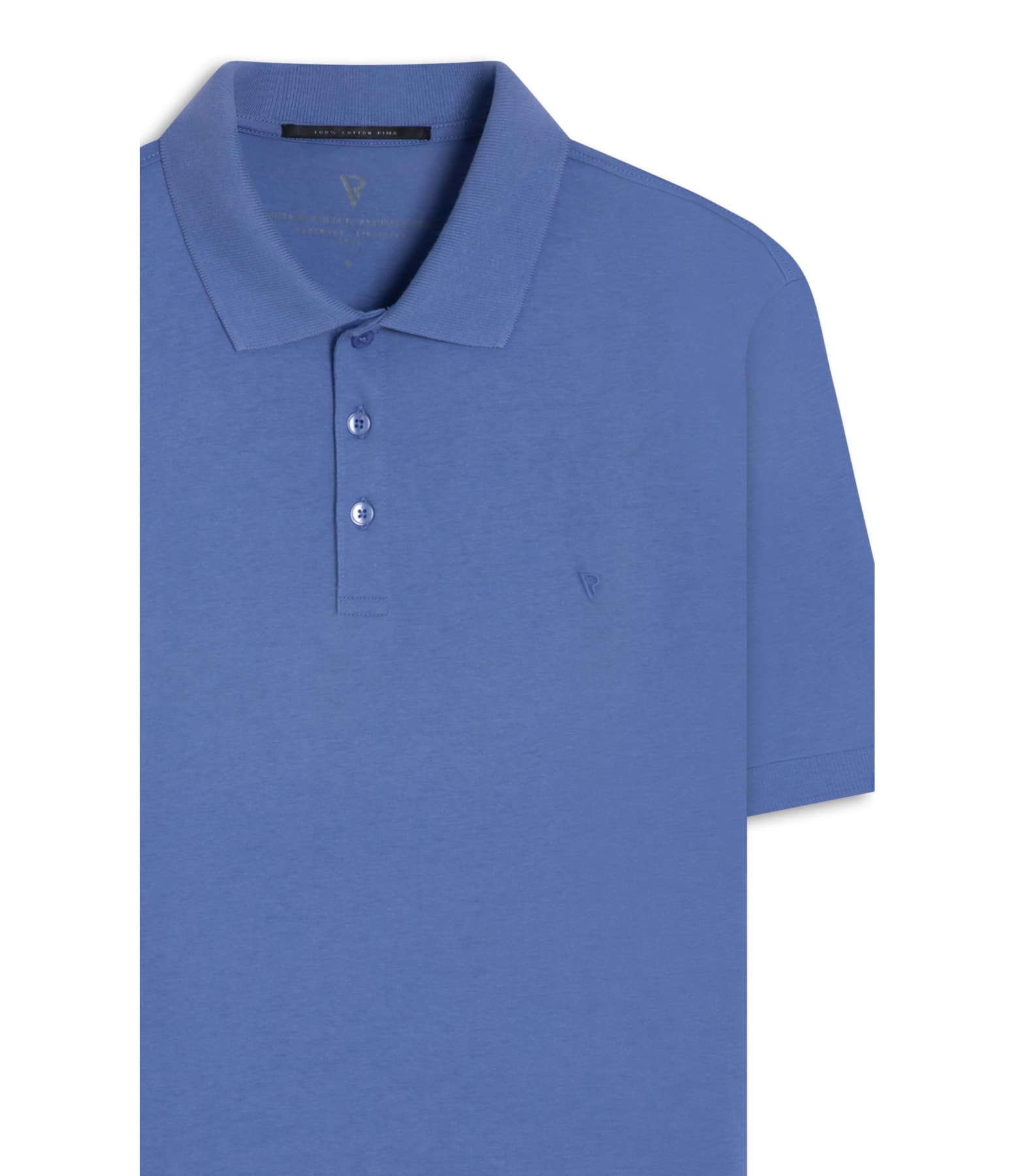 Polo Pima Azul Jeans