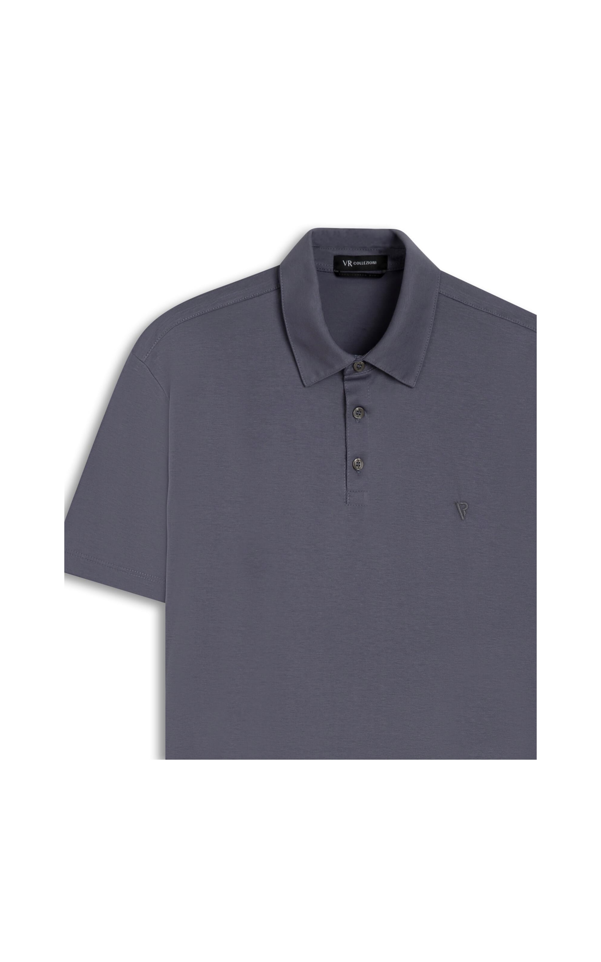 Polo Pima Azul Jeans
