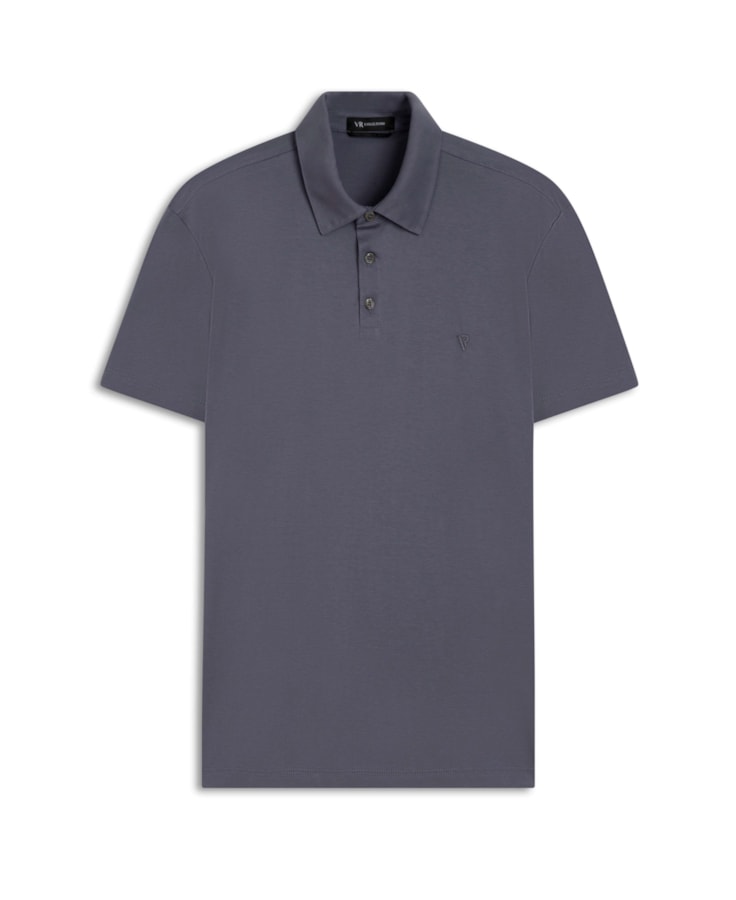 Polo Pima Azul Jeans