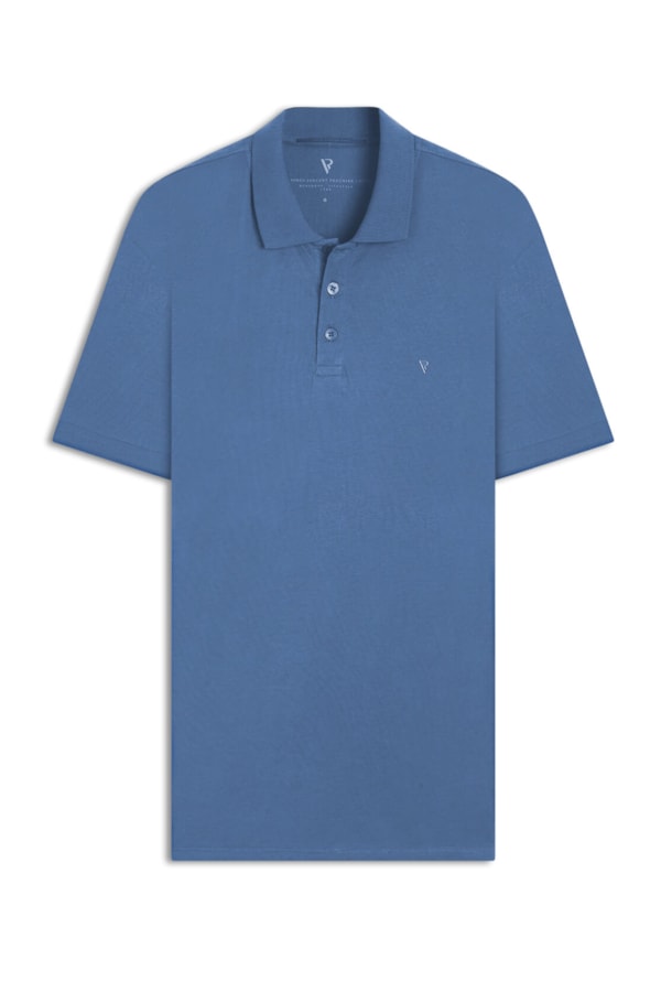 Polo Pima Azul Pervante