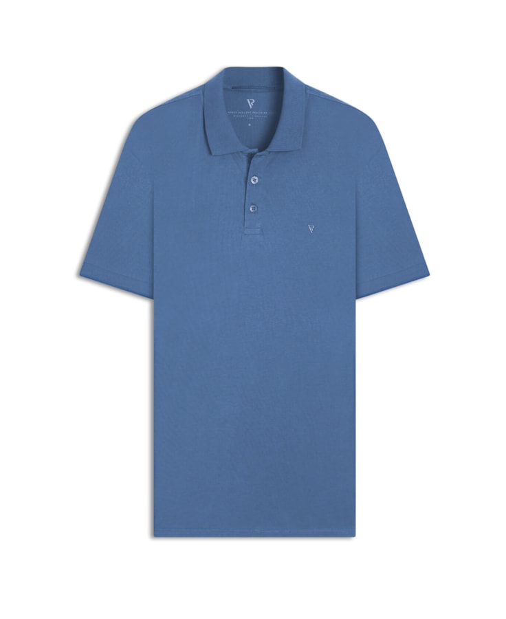 Polo Pima Azul Pervante