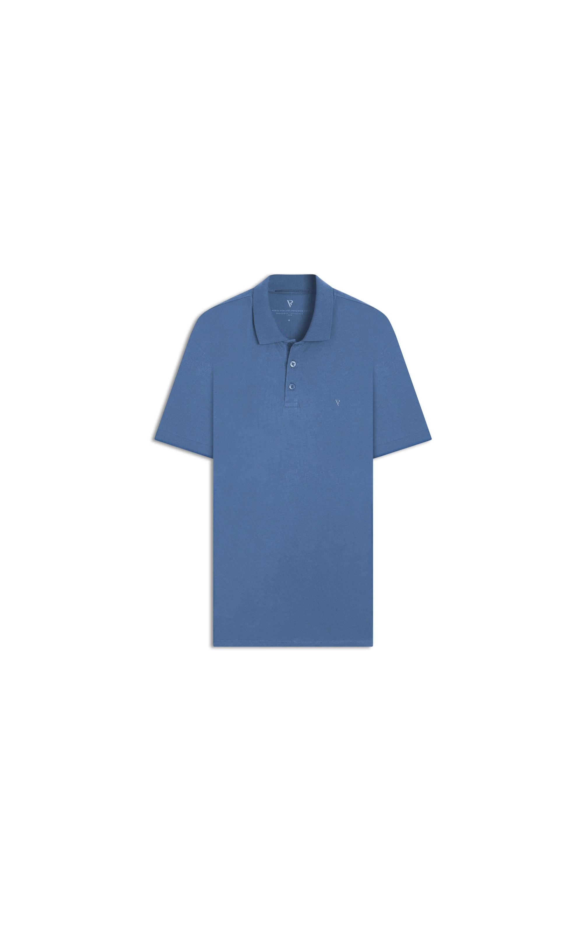 Polo Pima Azul Pervante