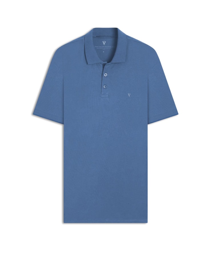 Polo Pima Azul Pervante