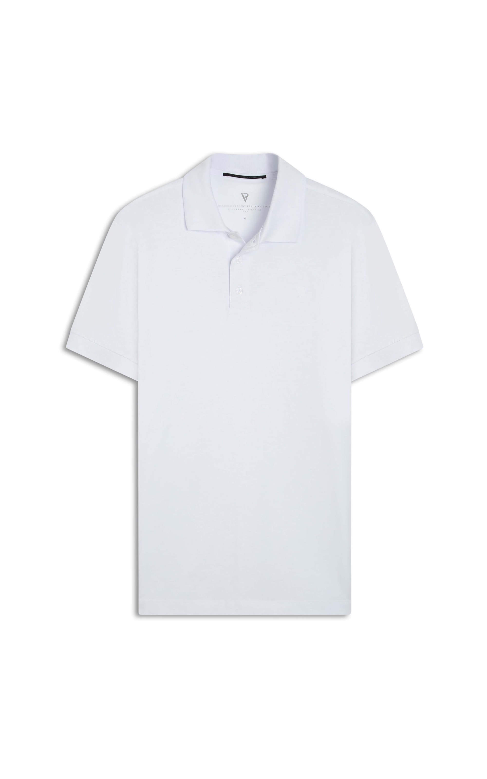 Polo Pima Básica Branco