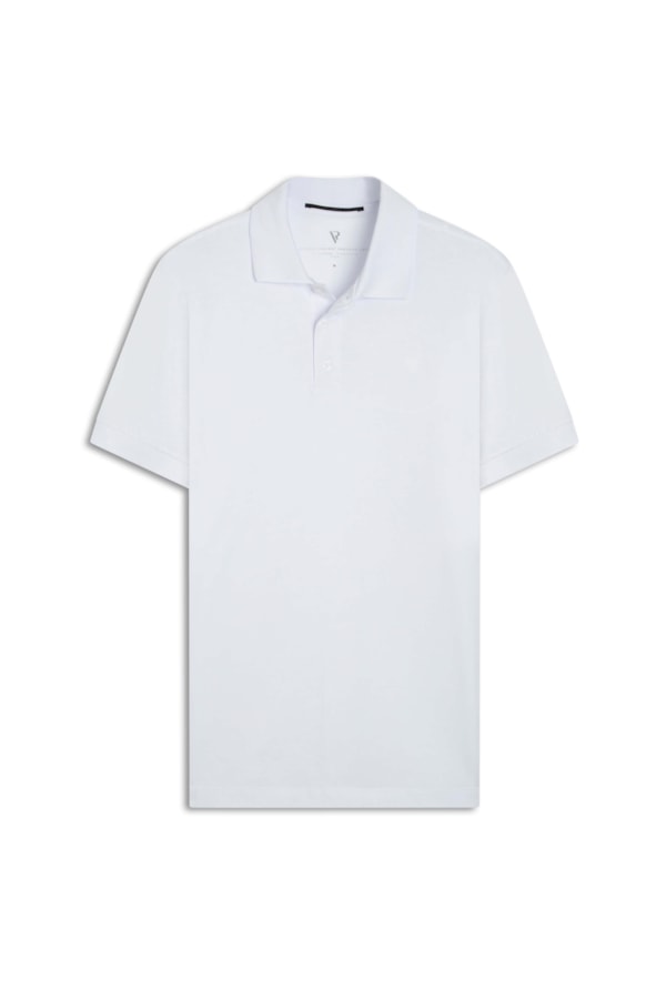 Polo Pima Básica Branco