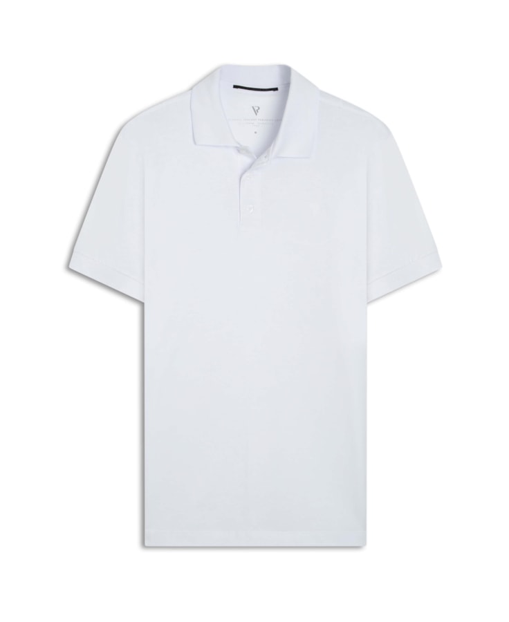 Polo Pima Básica Branco