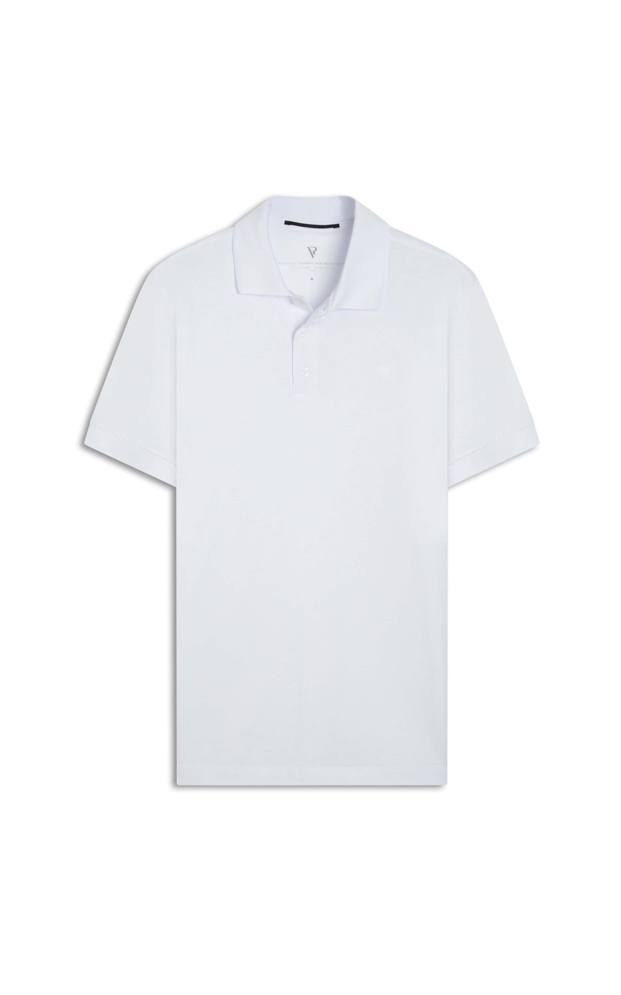 Polo Pima Básica Branco