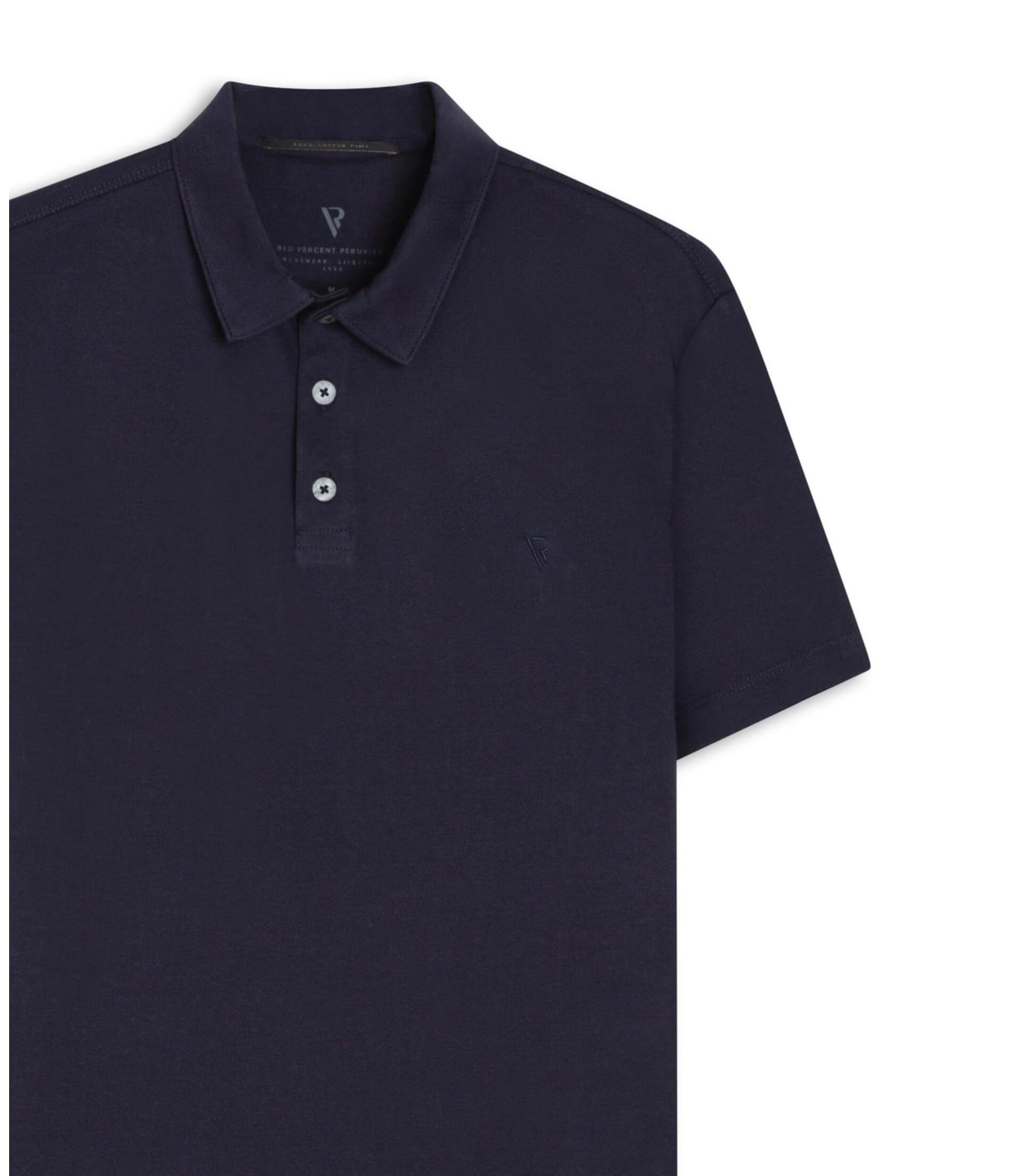 Polo Pima Básica Dark Navy
