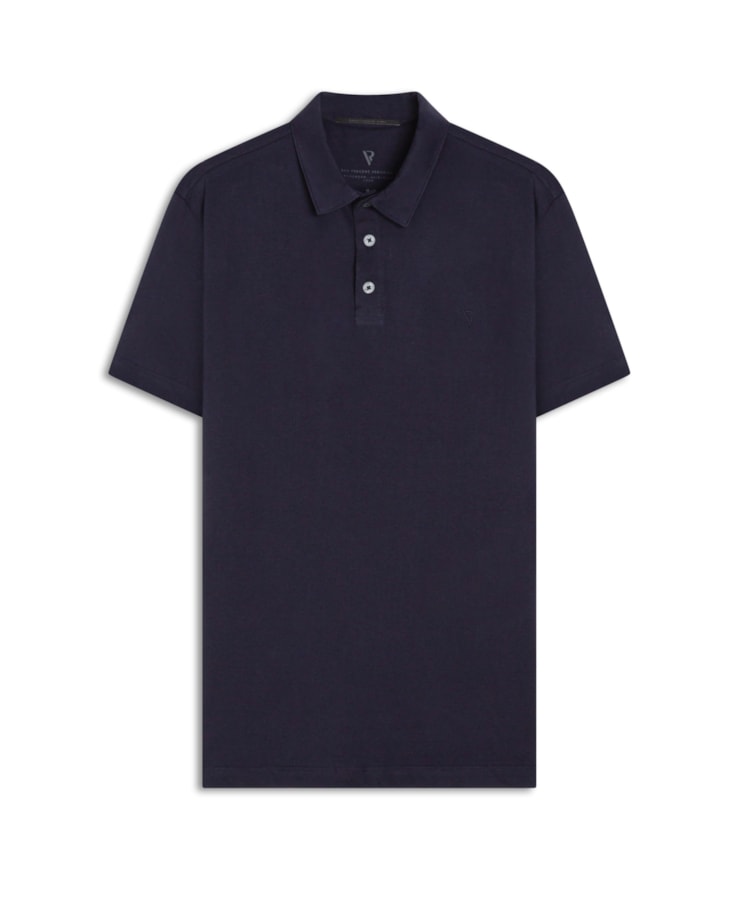 Polo Pima Básica Dark Navy