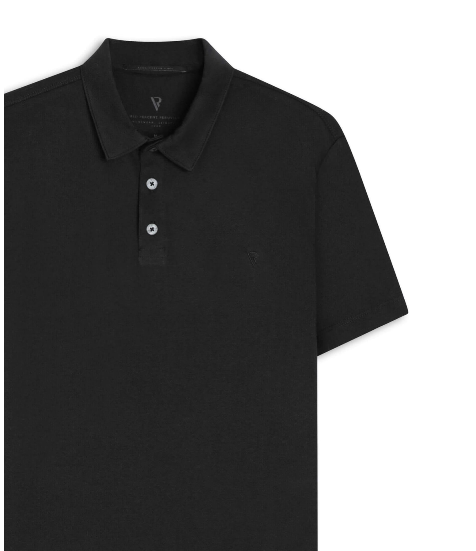 Polo Pima Básica Preto