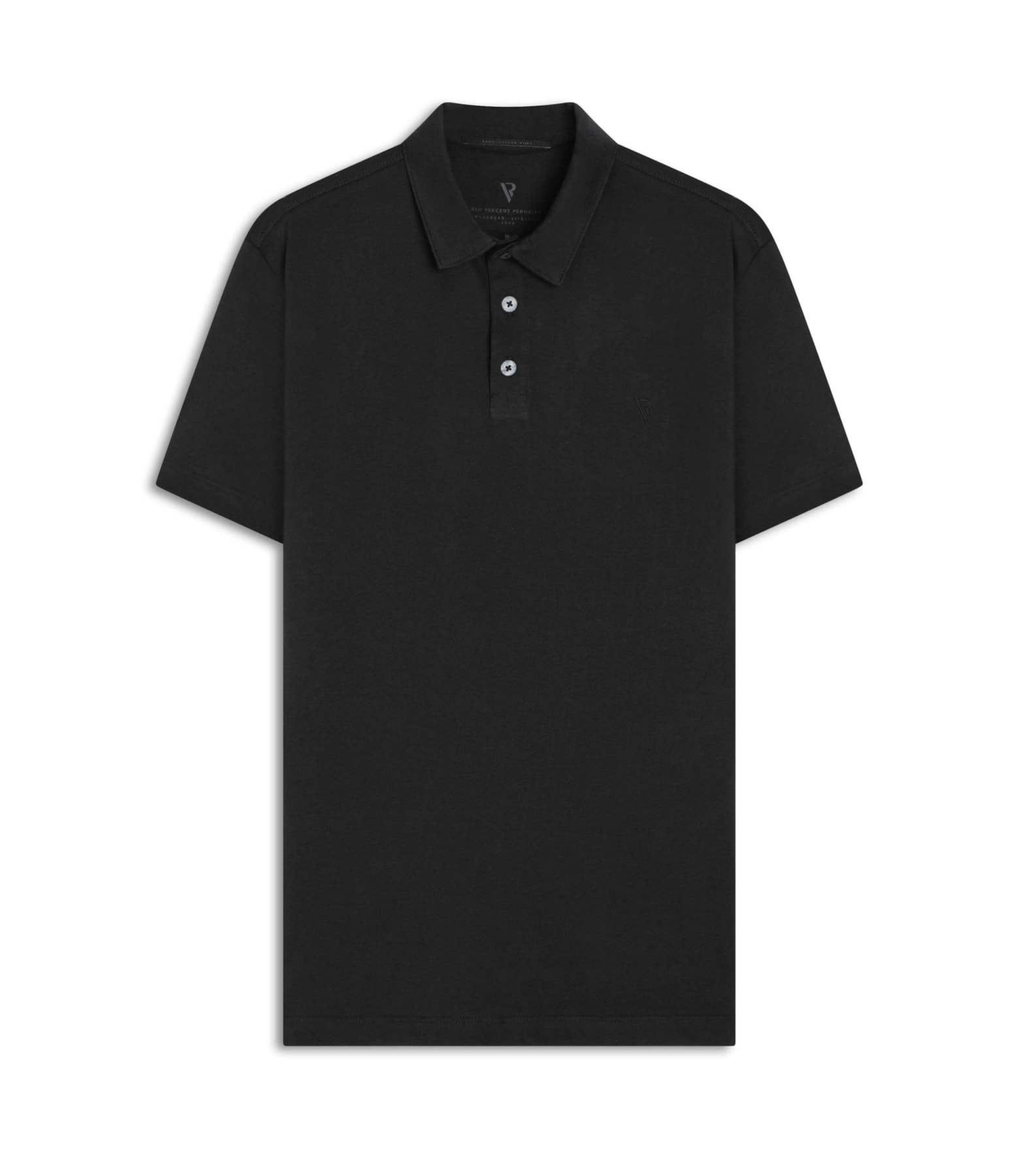 Polo Pima Básica Preto