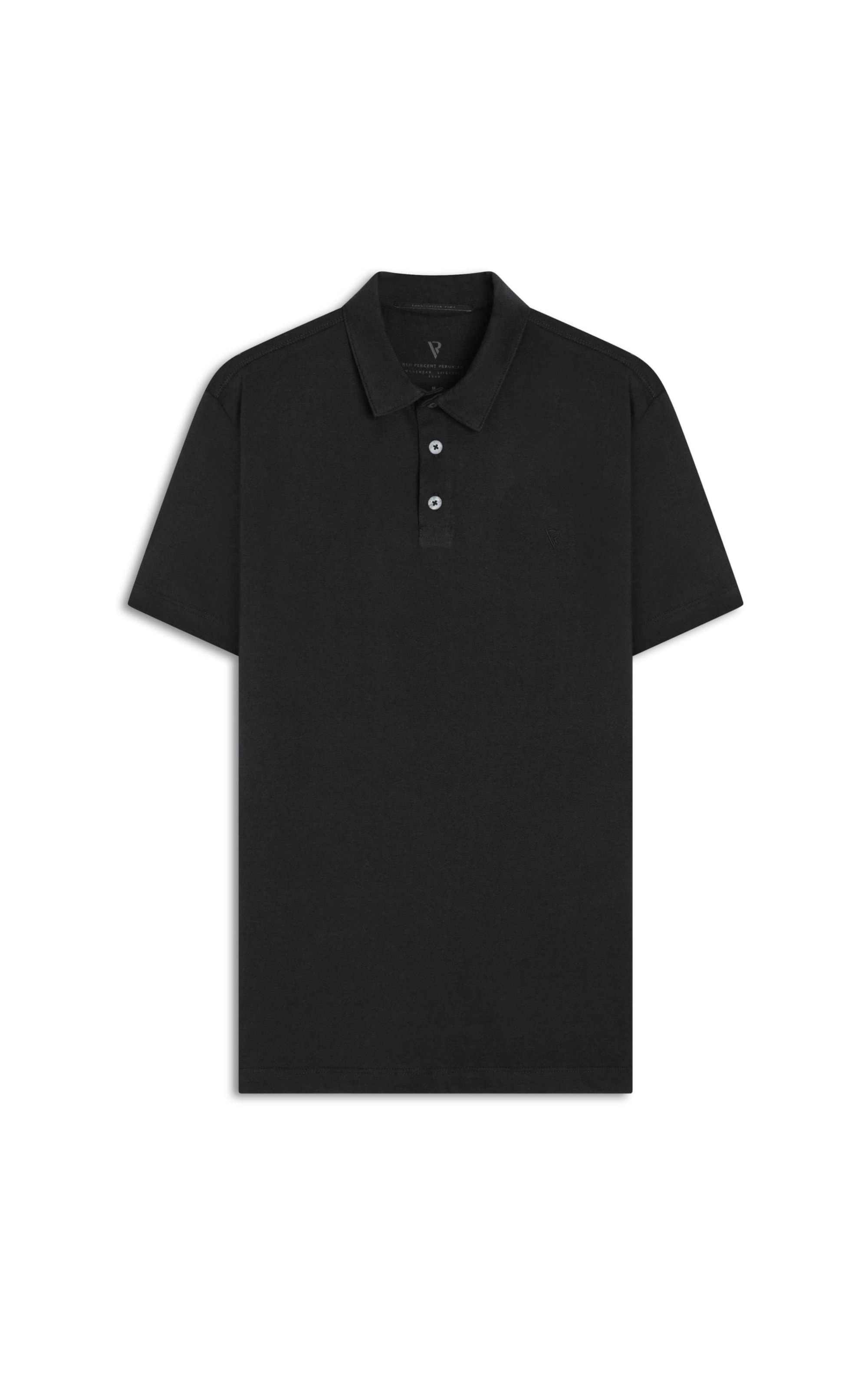 Polo Pima Básica Preto