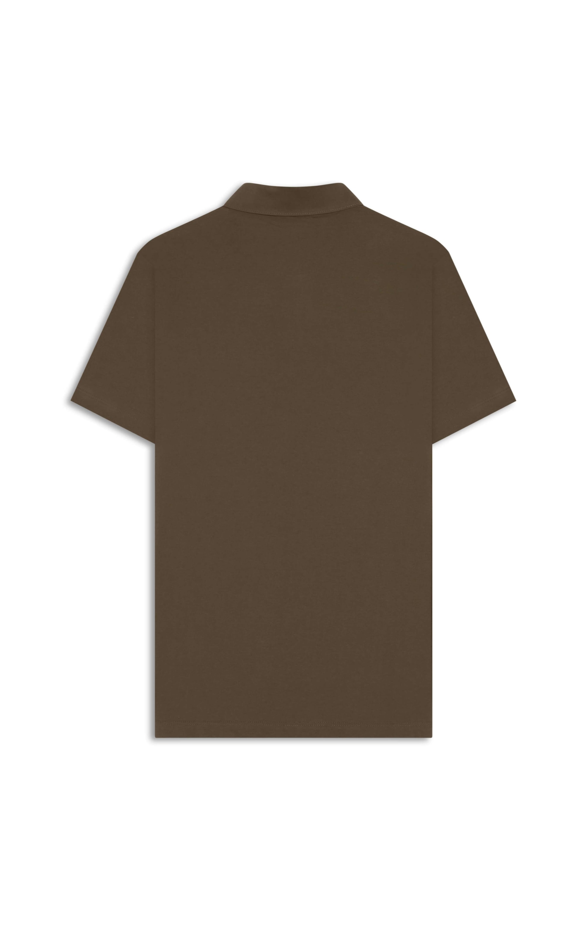 Polo Pima Básica Tabaco