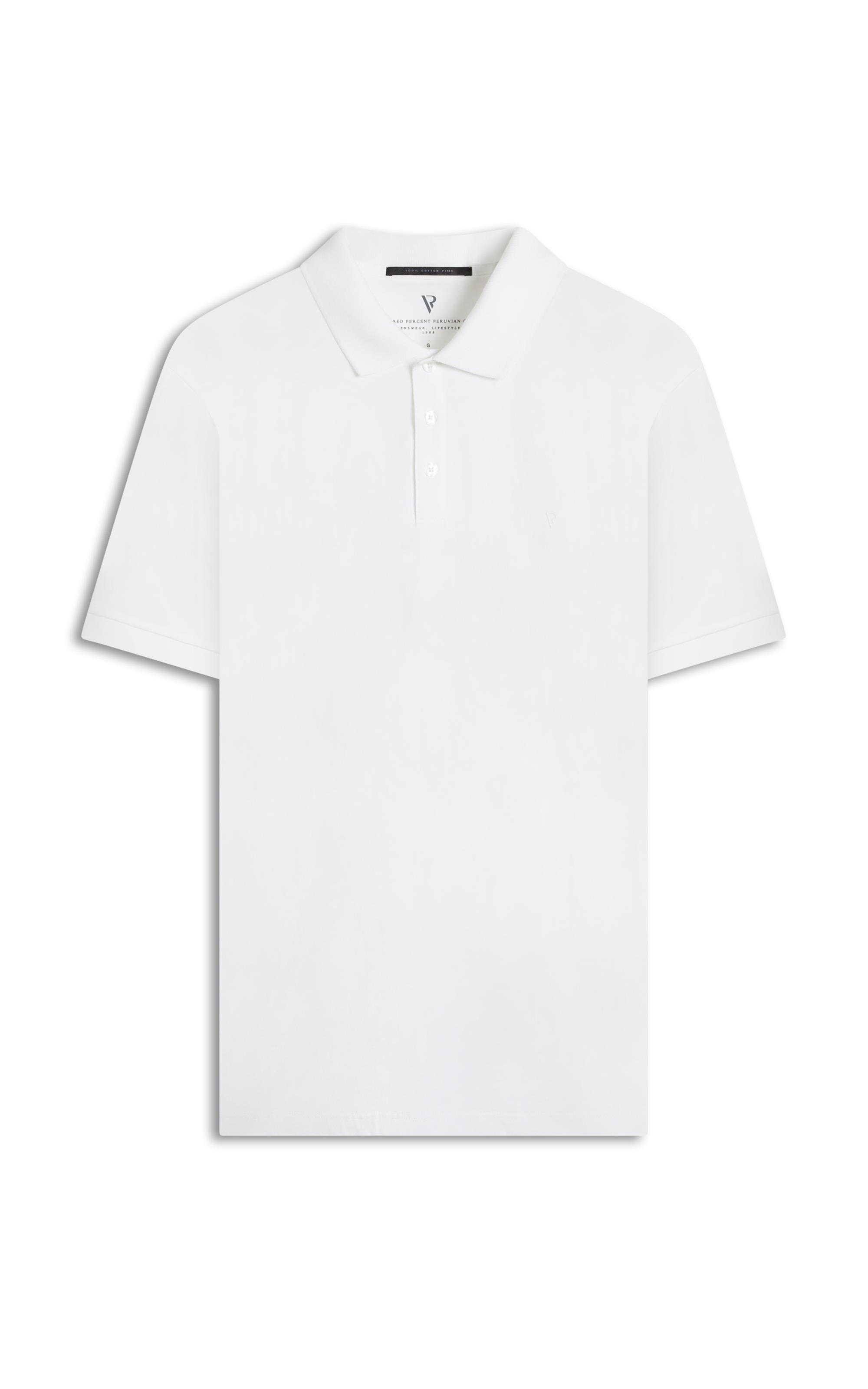Polo Pima Branco