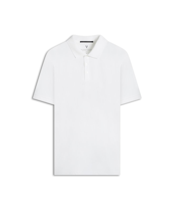 Polo Pima Branco