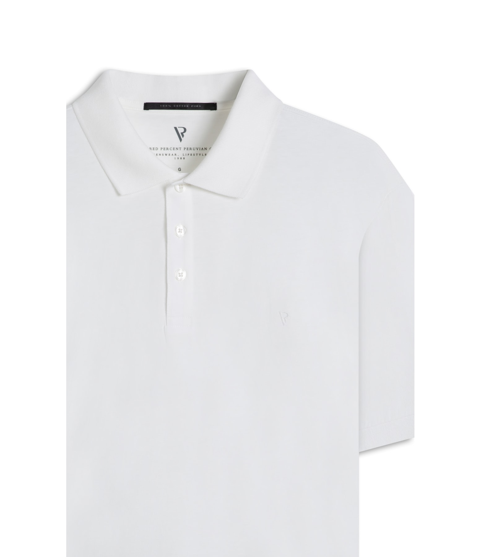 Polo Pima Branco