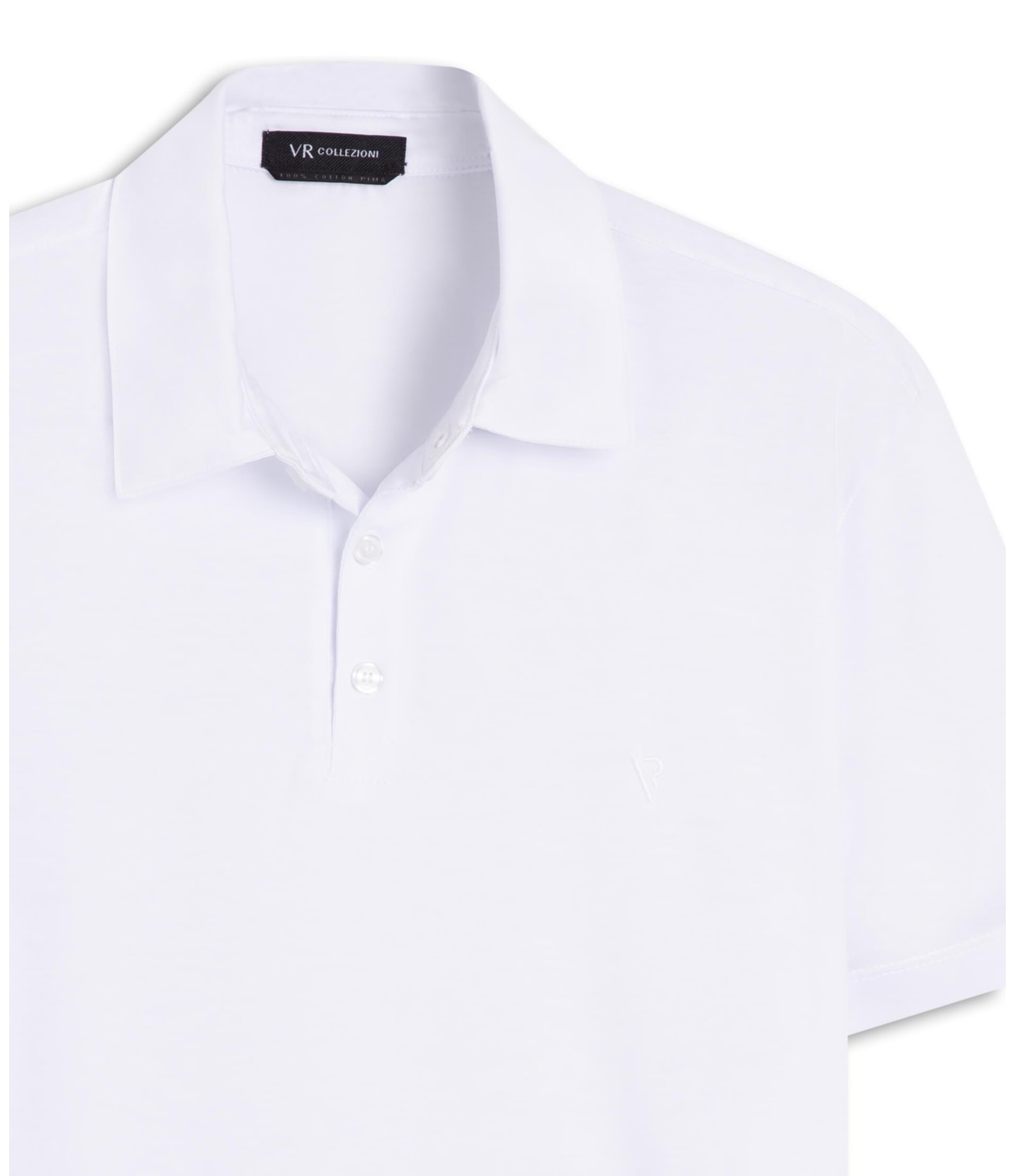 Polo Pima Branco