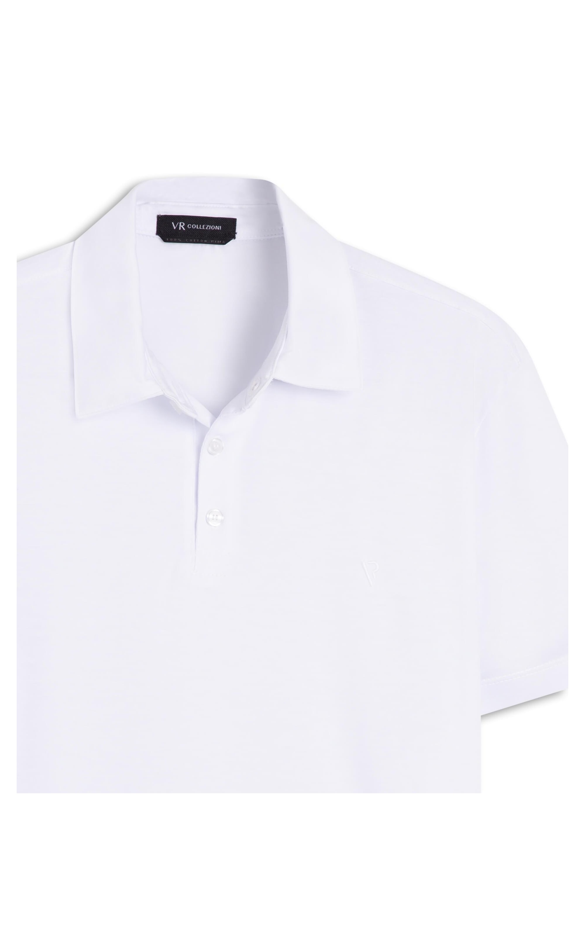 Polo Pima Branco