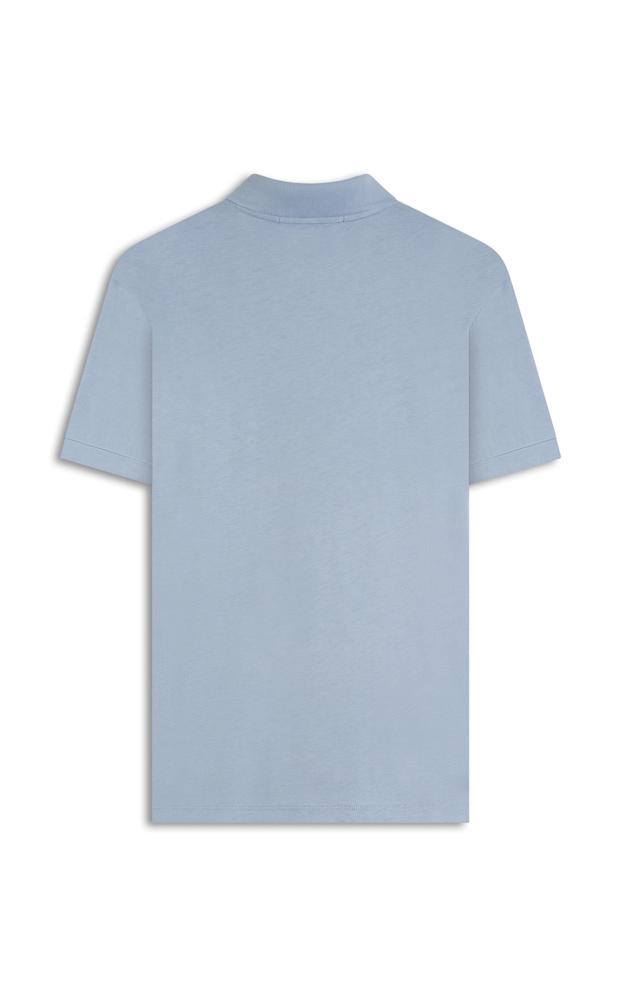Polo Pima Cotton Azul Pervante
