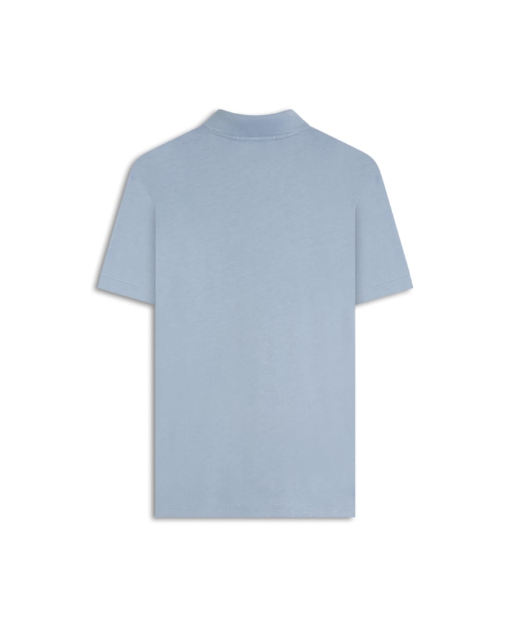 Polo Pima Cotton Azul Pervante