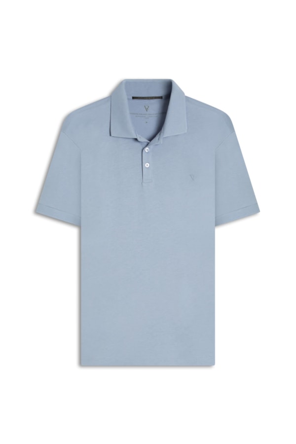 Polo Pima Cotton Azul Pervante