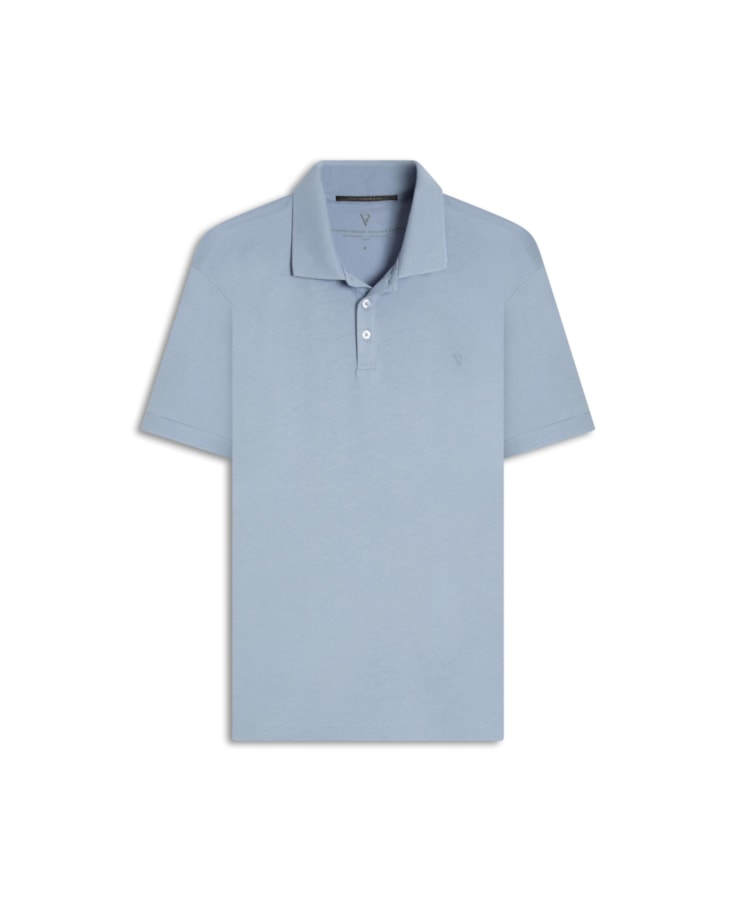 Polo Pima Cotton Azul Pervante