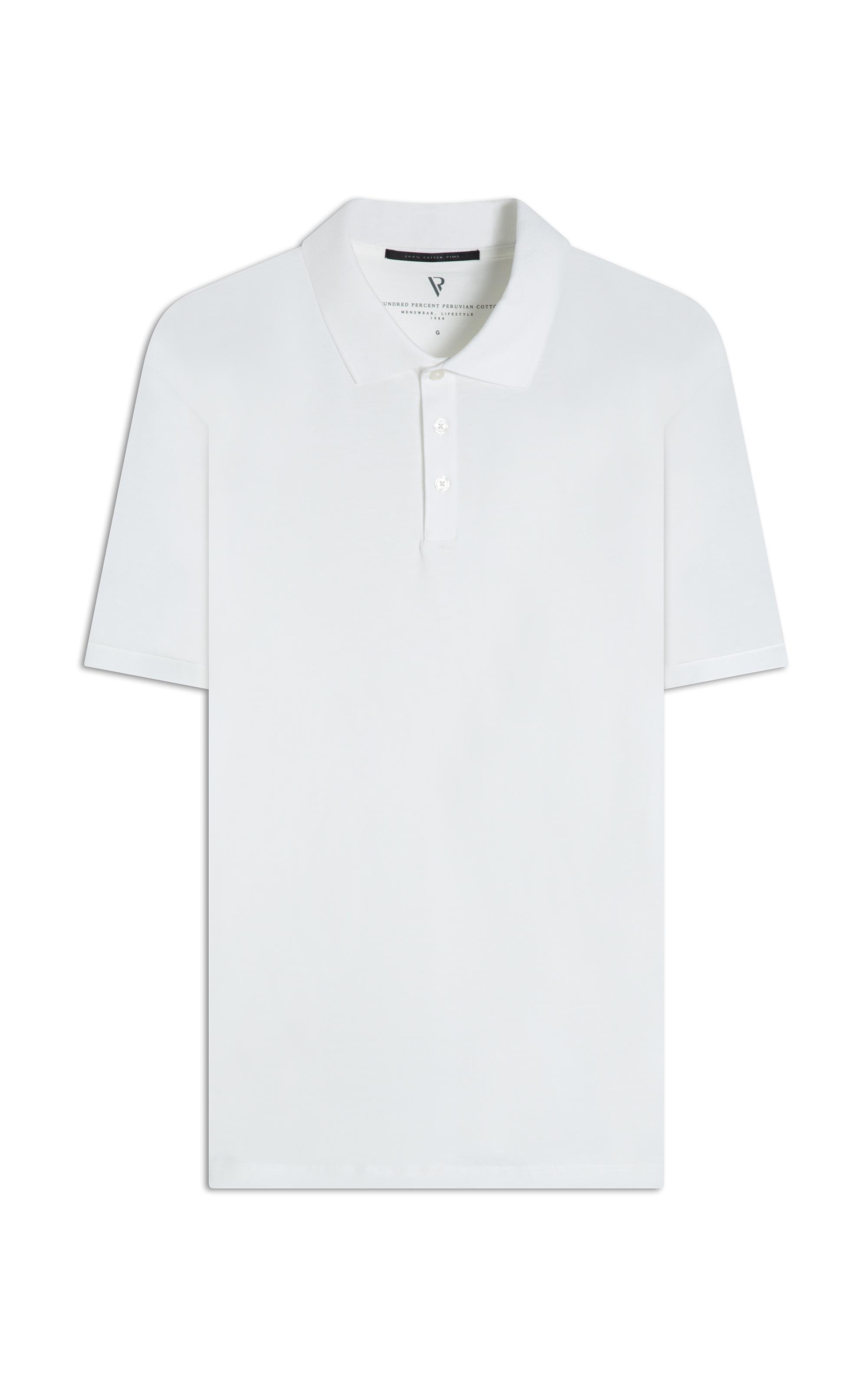 Polo Pima Cotton Branco