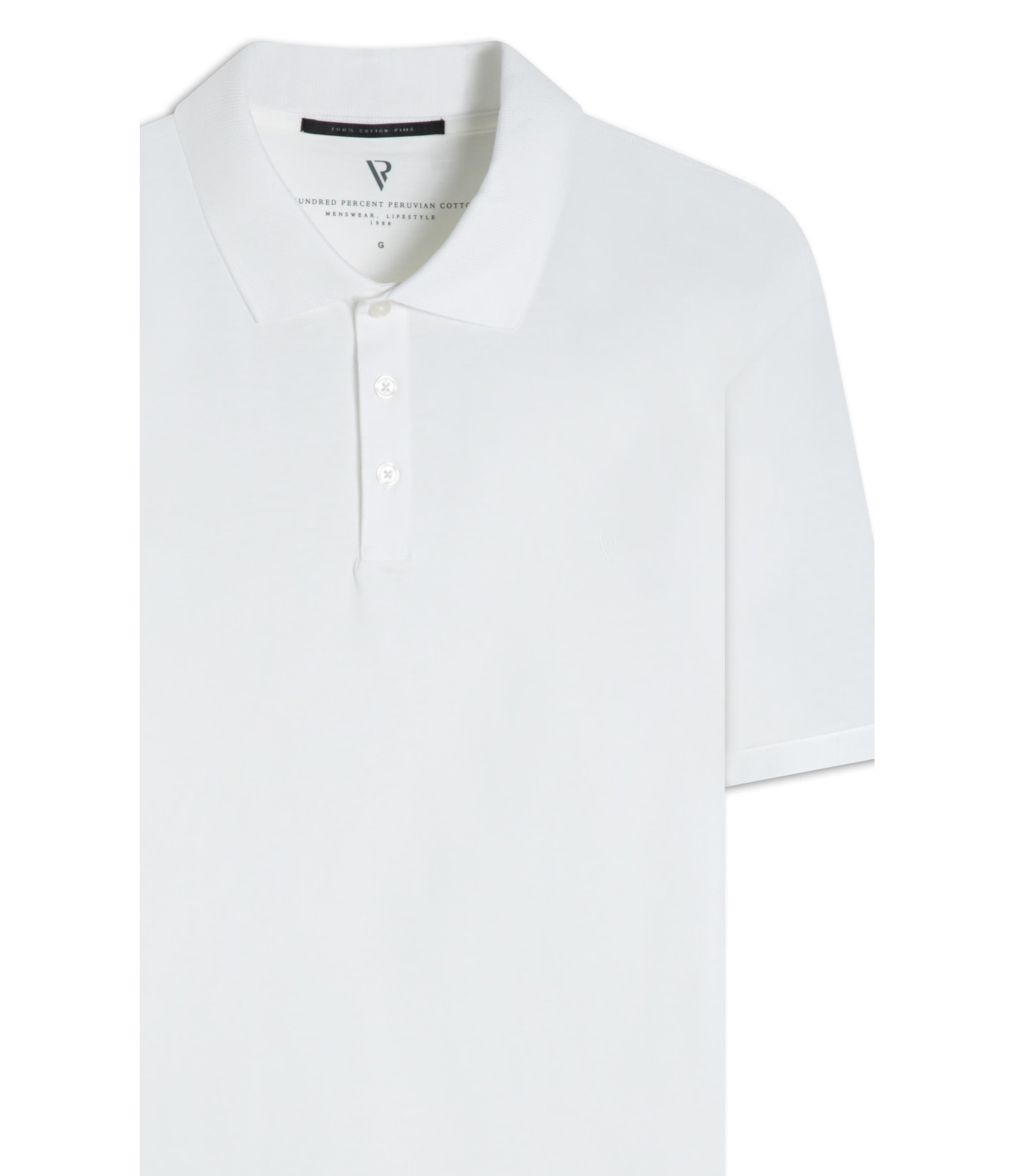 Polo Pima Cotton Branco