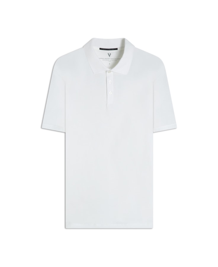 Polo Pima Cotton Branco