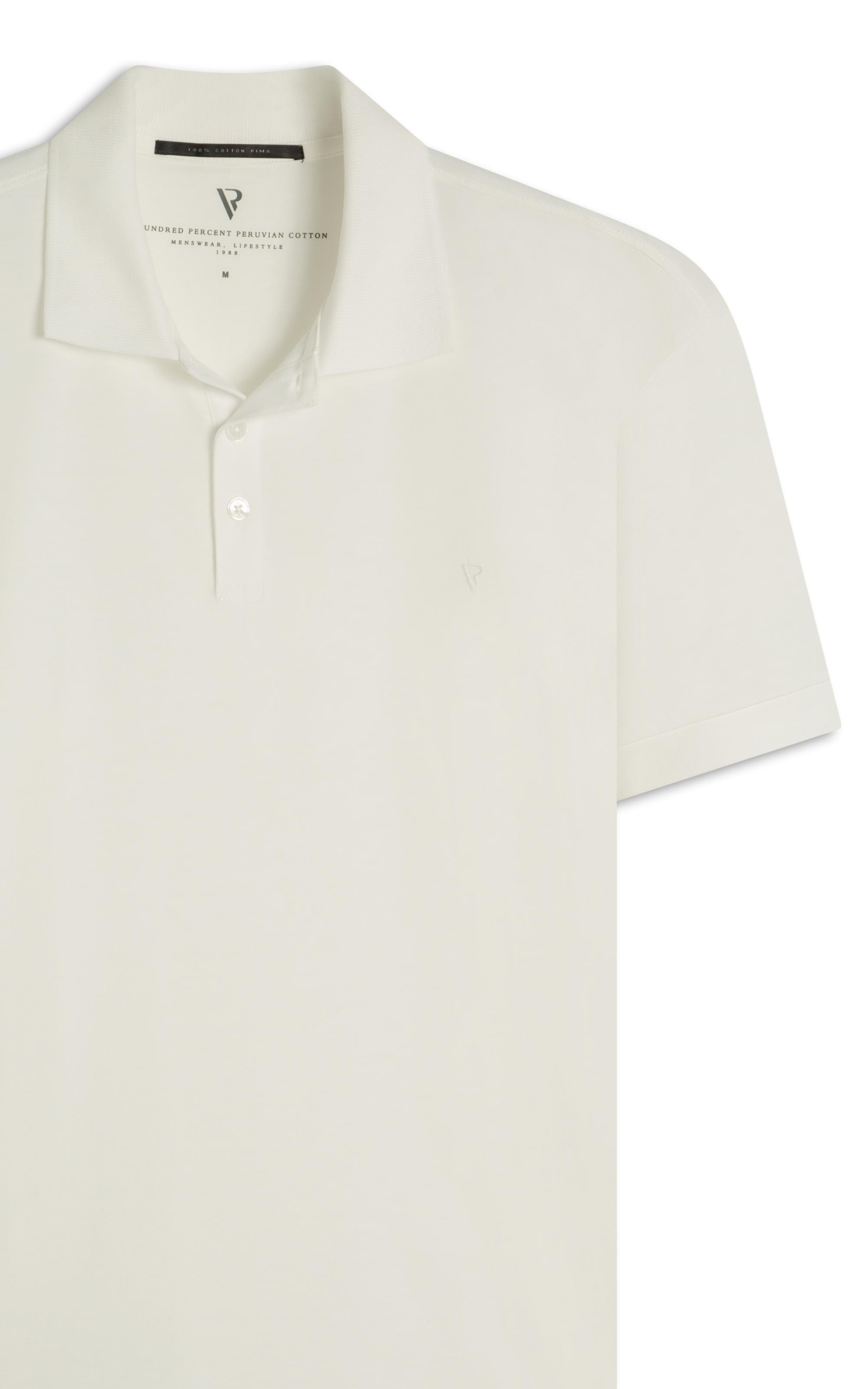 Polo Pima Cotton Branco