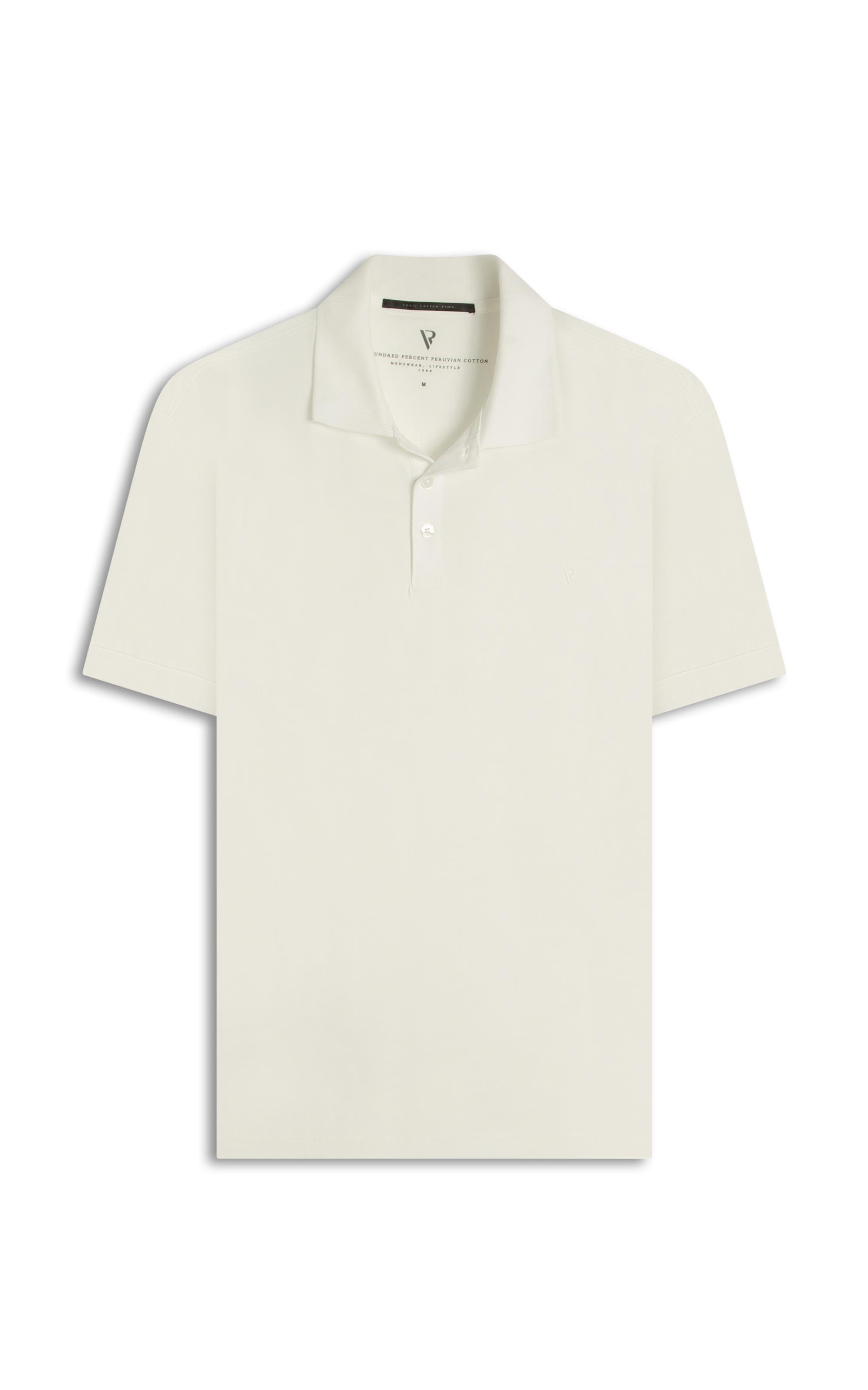 Polo Pima Cotton Branco