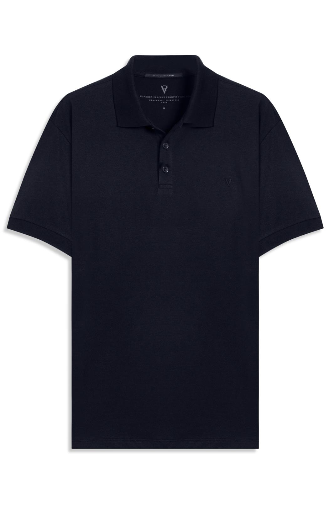 Polo Pima Cotton Midnight Blue