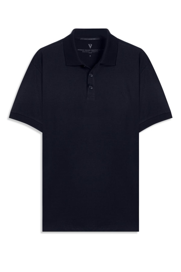 Polo Pima Cotton Midnight Blue