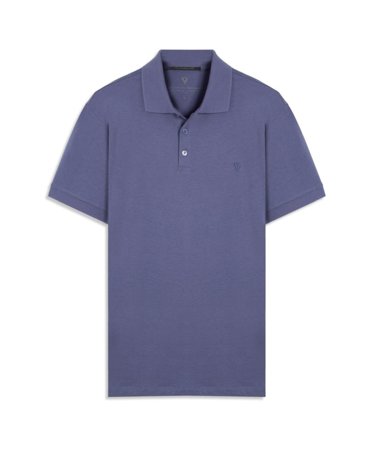 Polo Pima Cotton Misty