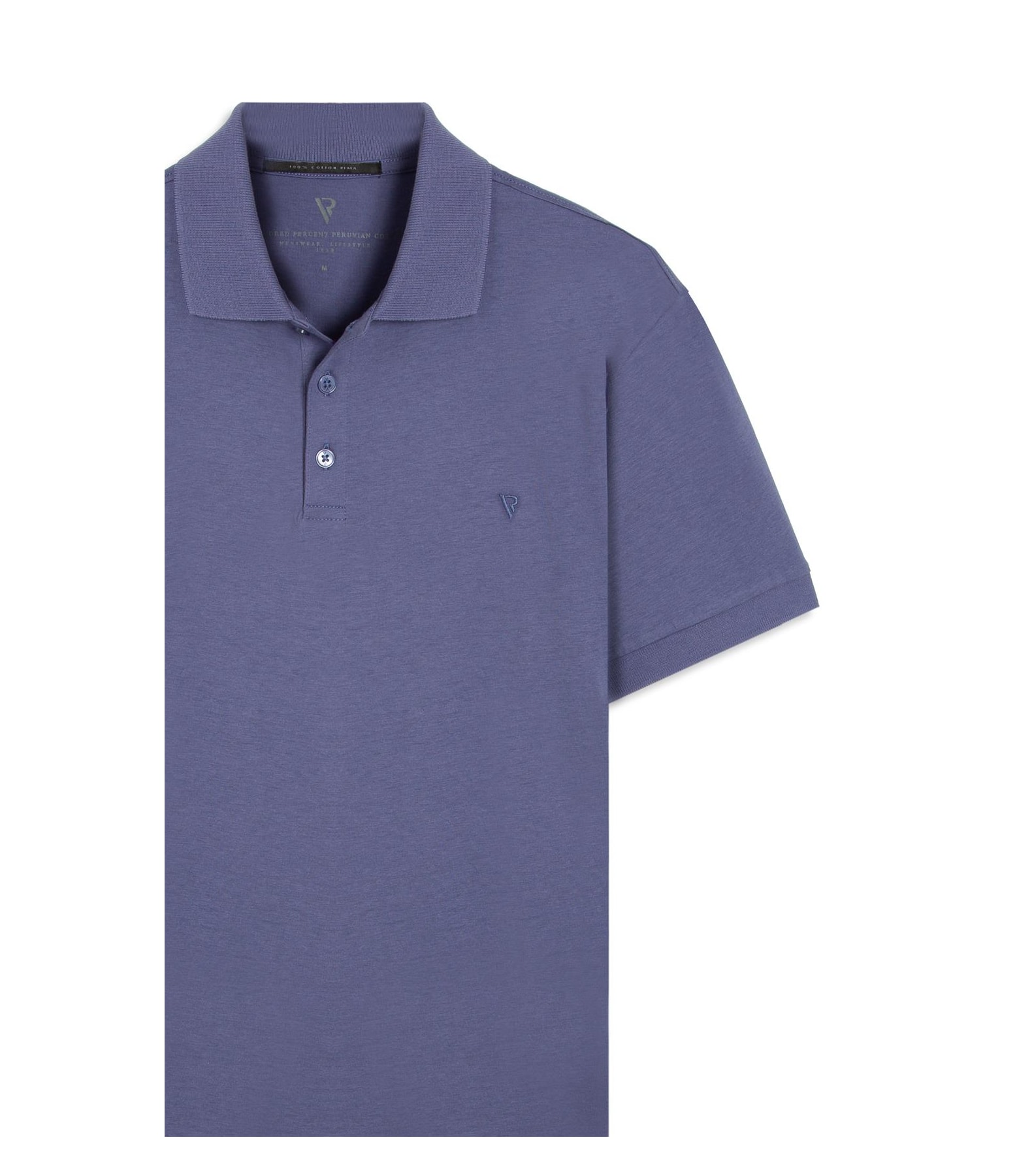 Polo Pima Cotton Misty