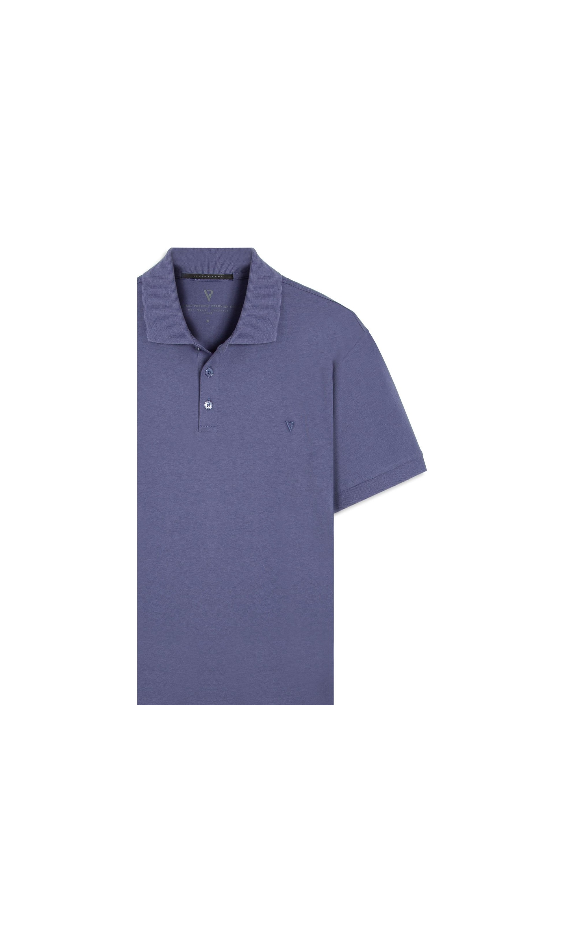 Polo Pima Cotton Misty