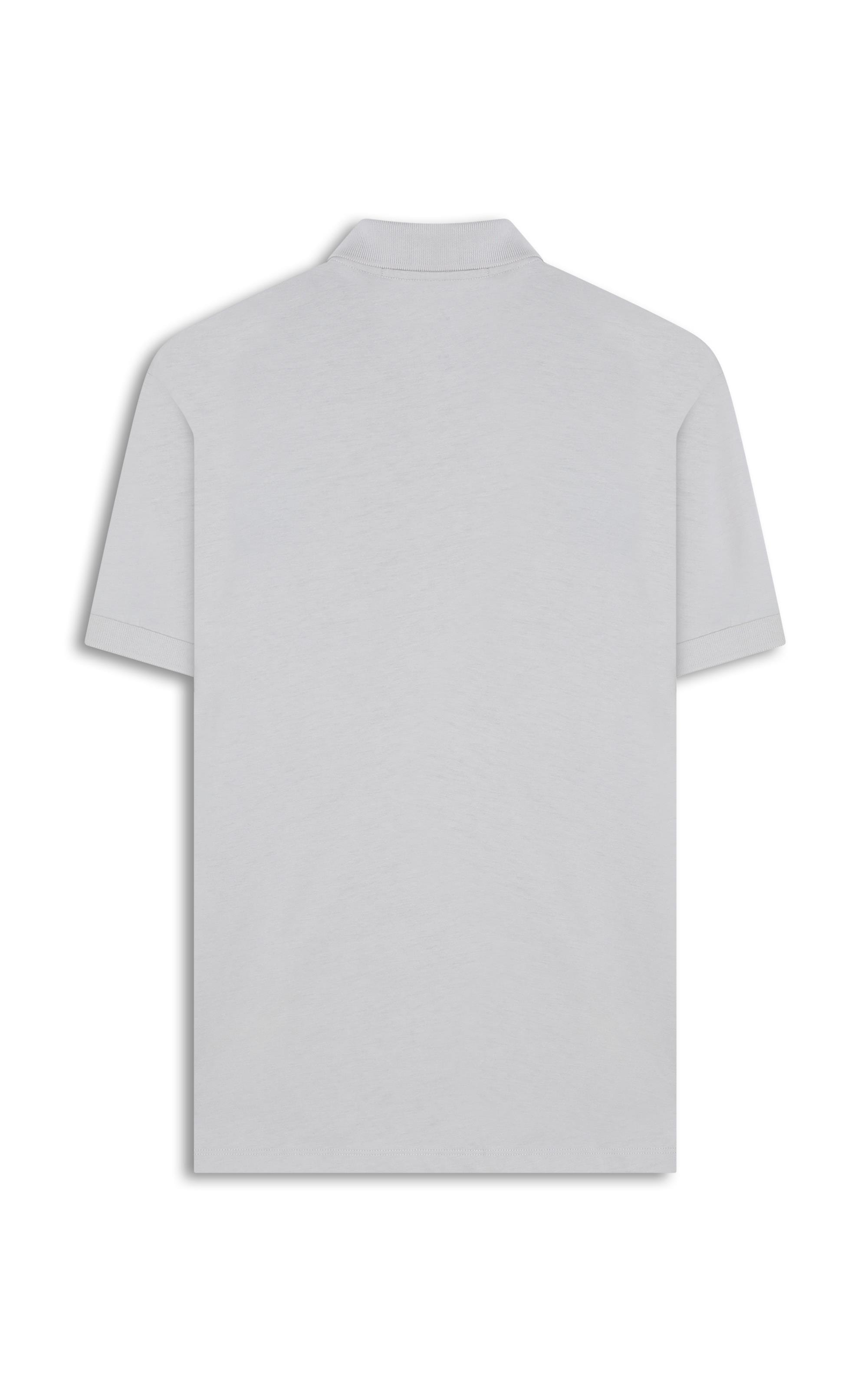 Polo Pima Cotton Prata