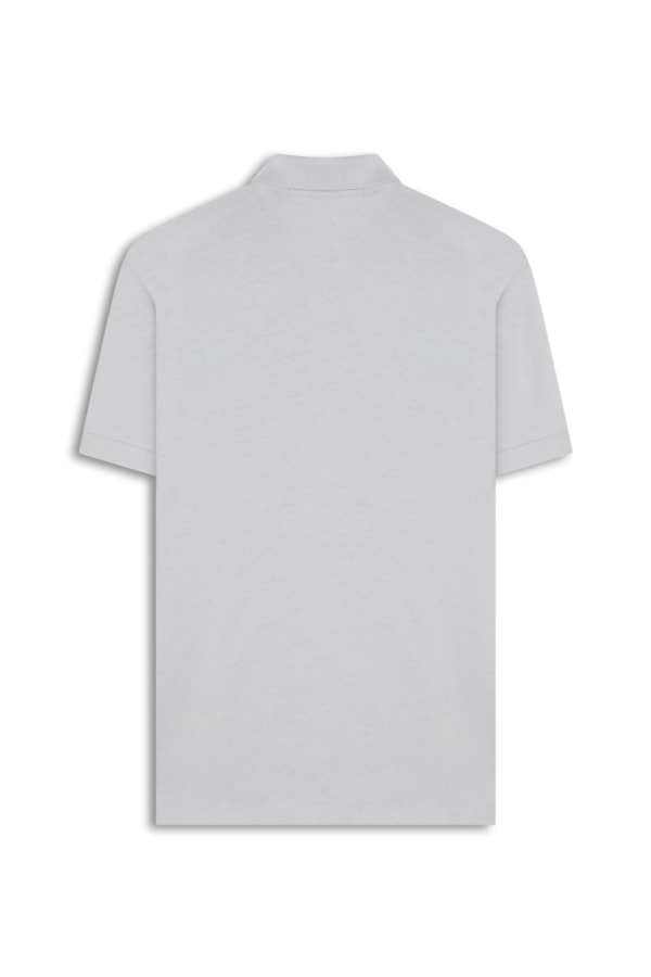 Polo Pima Cotton Prata