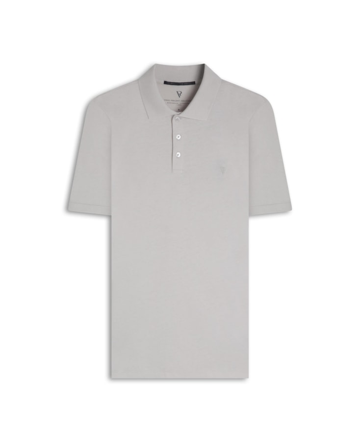 Polo Pima Cotton Prata i