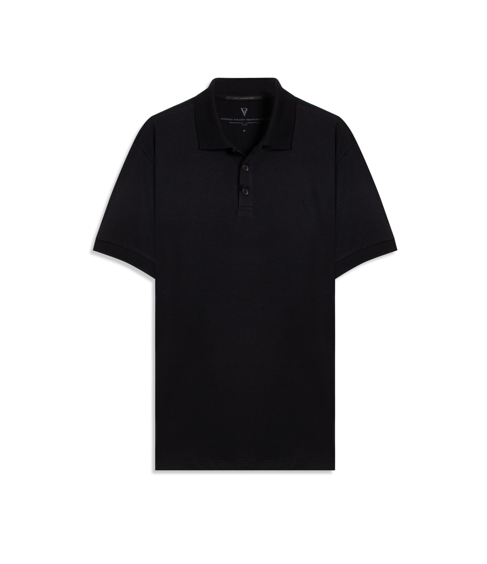 Polo Pima Cotton Preto
