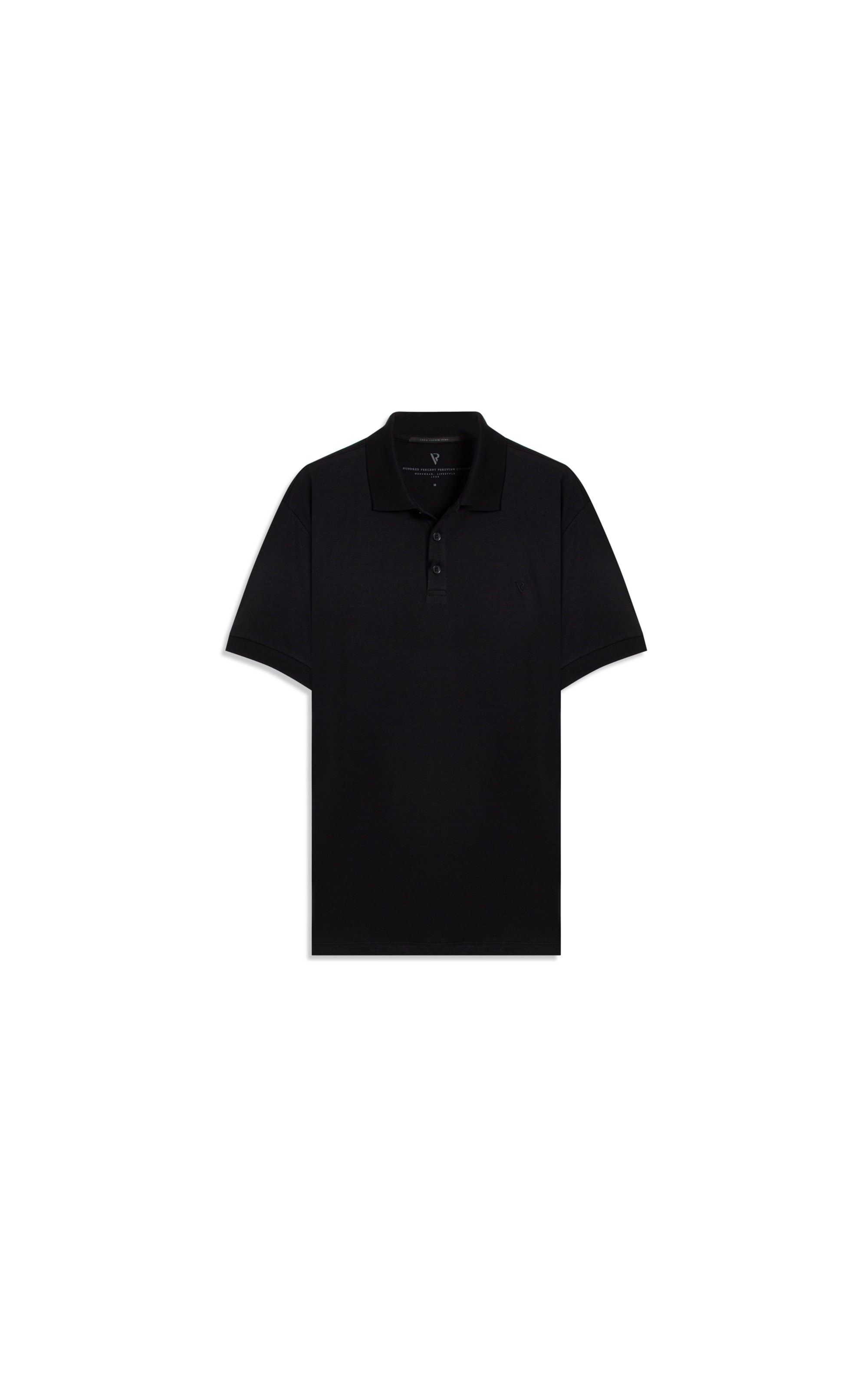 Polo Pima Cotton Preto