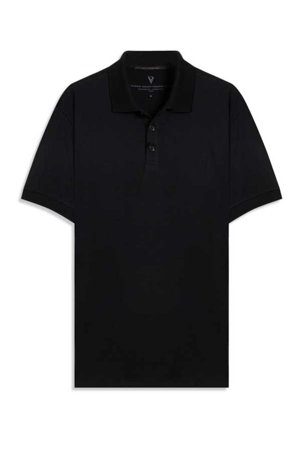 Polo Pima Cotton Preto
