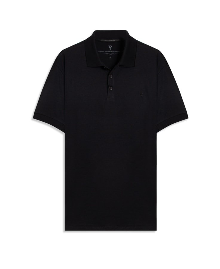 Polo Pima Cotton Preto