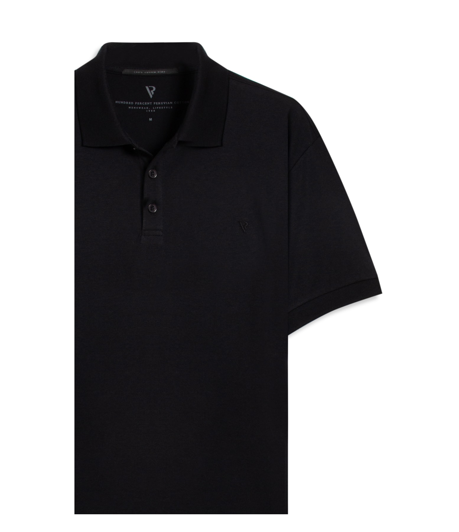 Polo Pima Cotton Preto