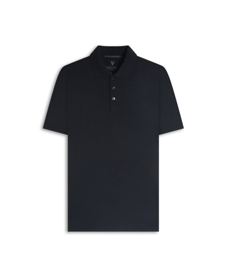Polo Pima Cotton Preto