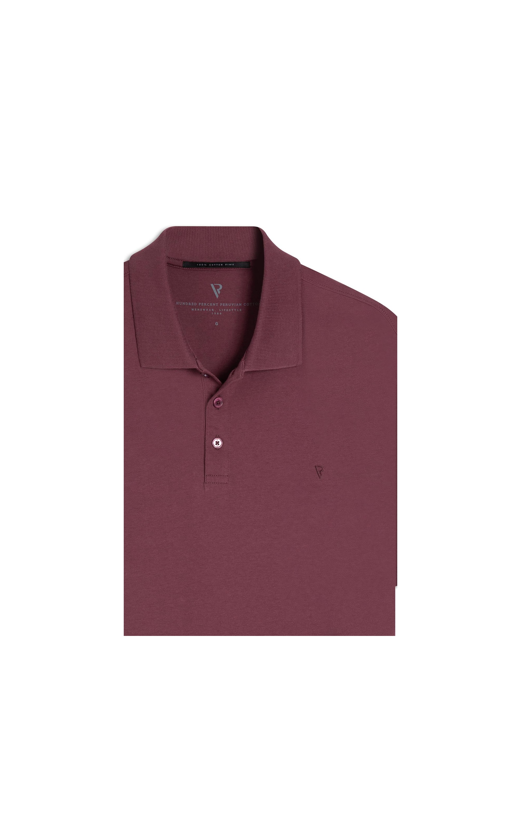 Polo Pima Cotton Vinho